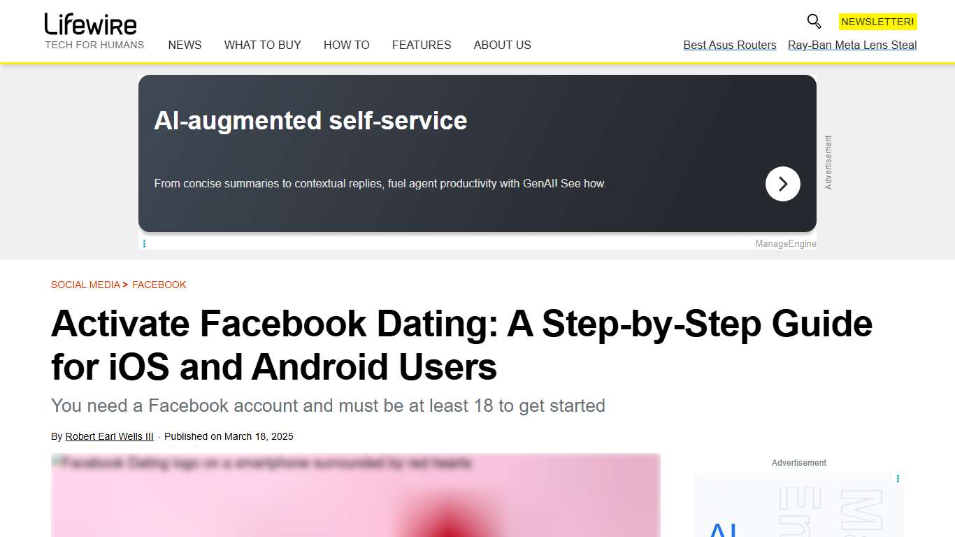 How to Activate and Use Facebook Dating